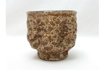 江戸〜明治期　古相馬　相馬焼　見込走り駒　走り駒　湯呑(共箱なし、煎茶椀、ぐいのみ、和食器)(R-062955)