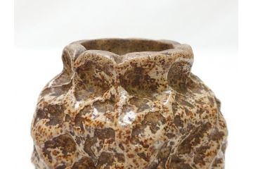 江戸〜明治期　古相馬　相馬焼　見込走り駒　走り駒　湯呑(共箱なし、煎茶椀、ぐいのみ、和食器)(R-062955)