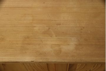 和製ビンテージ　総杉無垢材　鏡板一枚板　杢目が美しい下駄箱(ヴィンテージ、戸棚、収納棚)(R-062959)