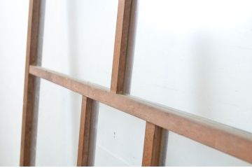 アンティーク建具　大正ロマンの雰囲気香るガラス戸1枚(引き戸)(R-062961)