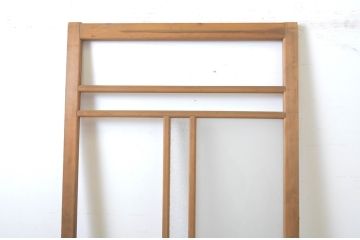 アンティーク建具　大正ロマンの雰囲気香るガラス戸1枚(引き戸)(R-062971)