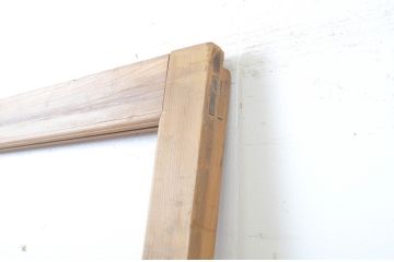 アンティーク建具　大正ロマンの雰囲気香るガラス戸1枚(引き戸)(R-062971)