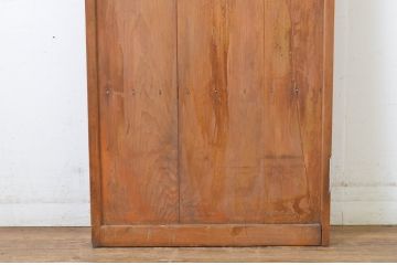 アンティーク建具　様々なテイストの空間にも馴染む!シンプルなデザインが魅力の扉1枚(ドア、玄関ドア、木製扉、板戸)(R-062981)