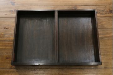 アジアンビンテージ　オリエンタルモダンな雰囲気を醸し出すローテーブル(ヴィンテージ、テレビ台、ローボード、文机、両袖机)(R-062983)
