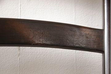 中古　松本民芸家具　SE型ラッシチェア　落ち着きのある色味とラッシのコントラストがお洒落なダイニングチェア(椅子、イス、チェア)(R-062986)