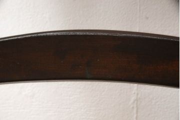 中古　松本民芸家具　SE型ラッシチェア　落ち着きのある色味とラッシのコントラストがお洒落なダイニングチェア(椅子、イス、チェア)(R-062986)