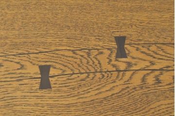 中古　岩手岩泉・純木家具　タモ材　木の温もり溢れる一枚板ローテーブル(食卓、座卓、センターテーブル)(R-062987)