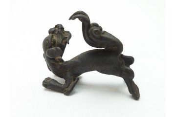 江戸期　古い仏像など5点(置物、オブジェ、古銅、古玩、観音像、チベット像?)(R-062991)