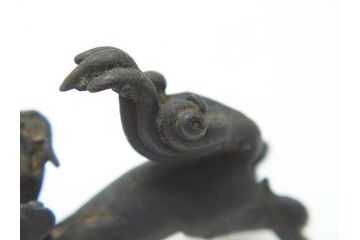 江戸期　古い仏像など5点(置物、オブジェ、古銅、古玩、観音像、チベット像?)(R-062991)