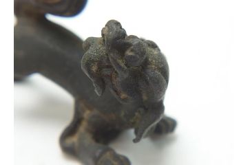 江戸期　古い仏像など5点(置物、オブジェ、古銅、古玩、観音像、チベット像?)(R-062991)