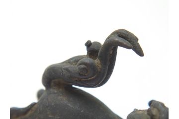 江戸期　古い仏像など5点(置物、オブジェ、古銅、古玩、観音像、チベット像?)(R-062991)