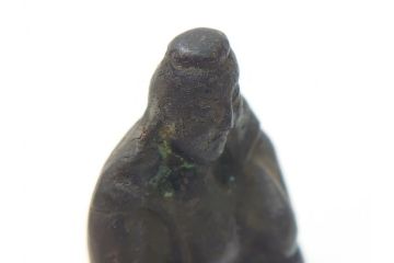 	江戸期　古い仏像など5点(置物、オブジェ、古銅、古玩、観音像、チベット像?)(R-062992)