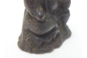  	江戸期　古い仏像など5点(置物、オブジェ、古銅、古玩、観音像、チベット像?)(R-062992)