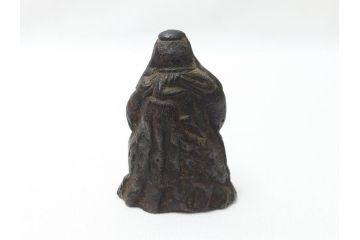  	江戸期　古い仏像など5点(置物、オブジェ、古銅、古玩、観音像、チベット像?)(R-062992)