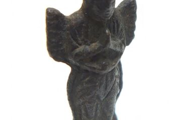  	江戸期　古い仏像など5点(置物、オブジェ、古銅、古玩、観音像、チベット像?)(R-062993)