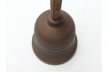 時代物　密教法具　金剛鈴　五鈷杵　三鈷杵　仏具3点セット(金剛杵、ヴァジュラ、ドルジェ、お守り、仏教美術)(R-062995)