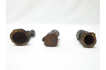 江戸〜明治期　古い仏像3点(置物、オブジェ、古銅、古玩、観音像)(R-062996)