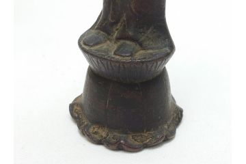 江戸〜明治期　古い仏像3点(置物、オブジェ、古銅、古玩、観音像)(R-062997)