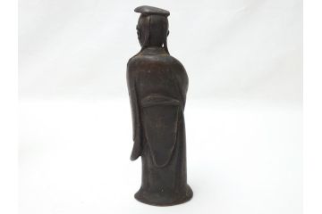 江戸〜明治期　古い仏像3点(置物、オブジェ、古銅、古玩、観音像)(R-062997)