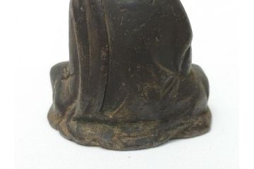 江戸〜明治期　古い仏像3点(置物、オブジェ、古銅、古玩、観音像)(R-062998)