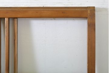 アンティーク建具　経年を感じる風合いが魅力のガラス戸2枚セット(引き戸、建具)(R-062999)