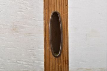 アンティーク建具　経年を感じる風合いが魅力のガラス戸2枚セット(引き戸、建具)(R-062999)