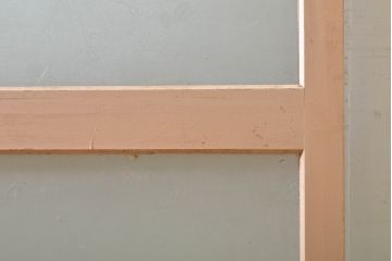 アンティーク建具　ペイント仕上げ限定　昭和レトロな雰囲気漂うガラス戸1枚(引き戸、建具)(R-063000)