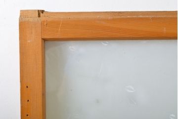 アンティーク建具　ペイント仕上げ限定　昭和レトロな雰囲気漂うガラス戸1枚(引き戸、建具)(R-063000)