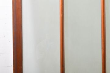 アンティーク建具　レトロな空間づくりにおすすめなガラス戸1枚(引き戸、建具)(R-063002)