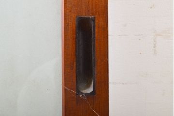 アンティーク建具　レトロな空間づくりにおすすめなガラス戸1枚(引き戸、建具)(R-063002)