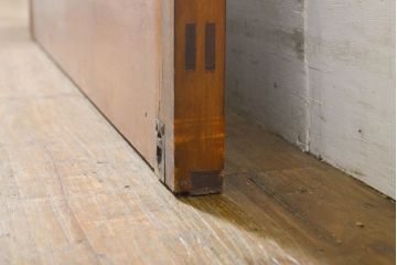 アンティーク建具　レトロな空間づくりにおすすめなガラス戸1枚(引き戸、建具)(R-063002)