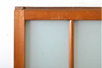 アンティーク建具　レトロな空間づくりにおすすめなガラス戸1枚(引き戸、建具)(R-063002)