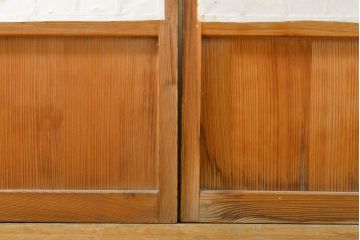 アンティーク建具　凛とした佇まいが気品溢れる障子戸4枚セット(引き戸、建具)(R-063009)