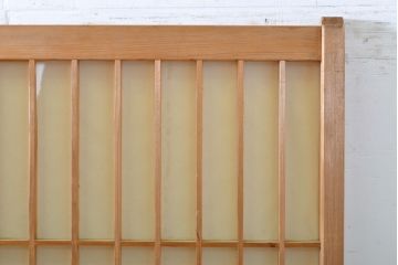 アンティーク建具　凛とした佇まいが気品溢れる障子戸2枚セット(引き戸、建具)(R-063011)