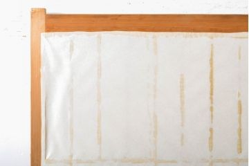 アンティーク建具　凛とした佇まいが気品溢れる障子戸2枚セット(引き戸、建具)(R-063011)