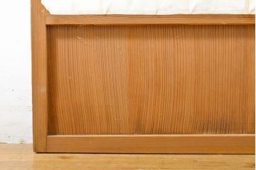 アンティーク建具　凛とした佇まいが気品溢れる障子戸2枚セット(引き戸、建具)(R-063011)
