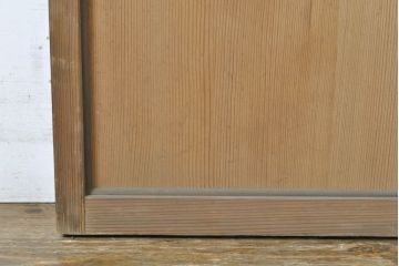アンティーク建具　涼しげな和の空間を演出する御簾戸1枚(簾戸、簀戸、葭戸、夏障子、夏戸、引き戸、建具)(R-063012)