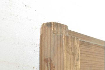 アンティーク建具　涼しげな和の空間を演出する御簾戸1枚(簾戸、簀戸、葭戸、夏障子、夏戸、引き戸、建具)(R-063012)