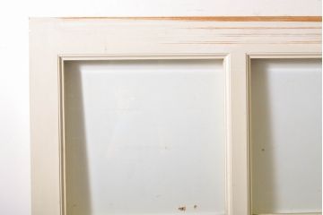 レトロ建具　昭和レトロ　ペイント仕上げ限定　ホワイトペイントが爽やかなガラス戸3枚セット(引き戸、建具)(R-063027)