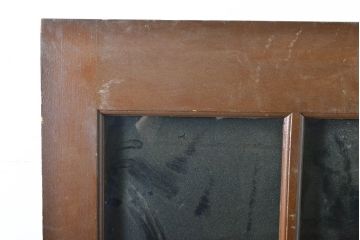 アンティーク建具　ニレ材　大正ロマンの雰囲気香る扉1枚(ドア、木製ドア、建具)(R-063031)