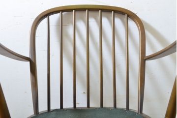 イギリスビンテージ　ERCOL(アーコール)　贅沢な一人の時間におすすめの1人掛けソファ(ヴィンテージ、一人掛け、チェア、椅子、アームチェア、英国、北欧)(R-063036)