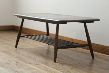 イギリスビンテージ　ERCOL(アーコール)　シンプルナチュラルなお部屋に合わせたいセンターテーブル(ヴィンテージ、ローテーブル、リビングテーブル)(R-063041)