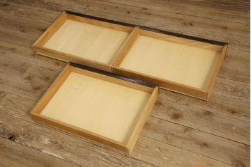 中古　松本民芸家具　末広がりの脚がおしゃれなサイドチェスト(飾り台、サイドテーブル、サイド卓、リビングボード、引き出し)(定価約25万円)(R-063051)