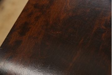 中古　松本民芸家具　末広がりの脚がおしゃれなサイドチェスト(飾り台、サイドテーブル、サイド卓、リビングボード、引き出し)(定価約25万円)(R-063051)