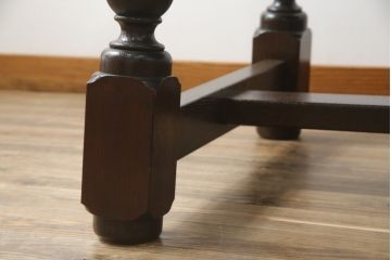 和製ビンテージ　松本民芸家具　LT型食卓　総栗材　特注サイズ!!洗練されたモダンな佇まいが魅力のダイニングテーブル(4人掛け、6人掛け)(定価約61万円)(R-063052)
