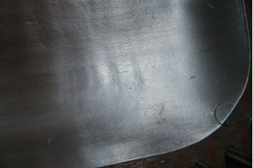 中古　松本民芸家具　#44A型　シックな色合いとクラシカルな佇まいが魅力のウィンザーチェア(ウインザーチェア、アームチェア、板座チェア、ダイニングチェア、椅子、イス)(定価約20万円)(R-063053)