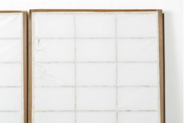 アンティーク建具　昔懐かしい佇まいが魅力の障子戸4枚セット(引き戸、ガラス帯戸、建具)(R-063063)