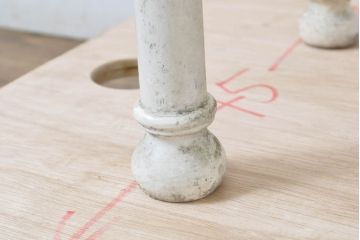 和製アンティーク　レトロな雰囲気でかわいらしいケビントガラスケース(キャビネット、飾り棚、陳列棚、収納棚、戸棚、店舗什器)(R-063067)