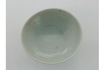 江戸期　古伊万里　染付　草花文　蕎麦猪口(並び水仙文、そば猪口、湯呑、和食器)(R-063068)