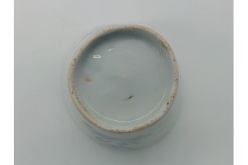 江戸期　古伊万里　染付　草花文　蕎麦猪口(並び水仙文、そば猪口、湯呑、和食器)(R-063068)